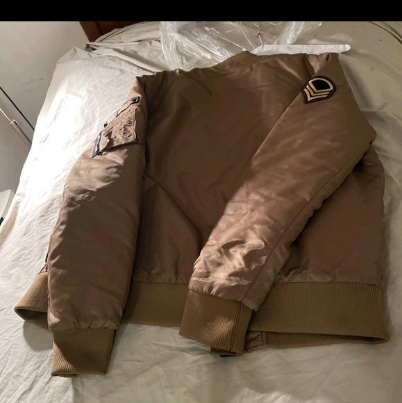 Vintage  Bomber Jacket Airborne 87 Sergeant 2XL - Picture 4 of 7